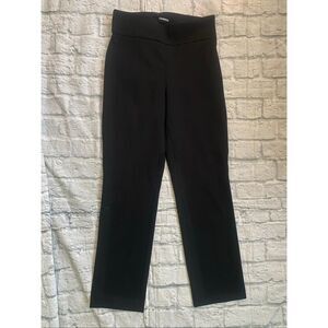 Express women S high waist pull on dressy casual comfort pants black